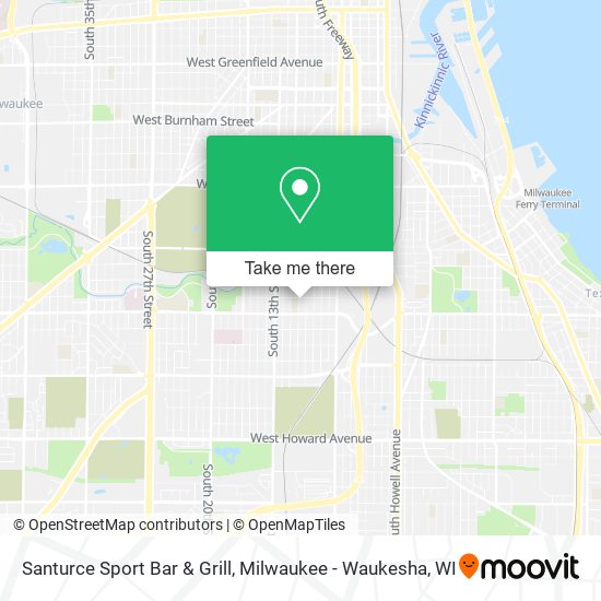 Santurce Sport Bar & Grill map