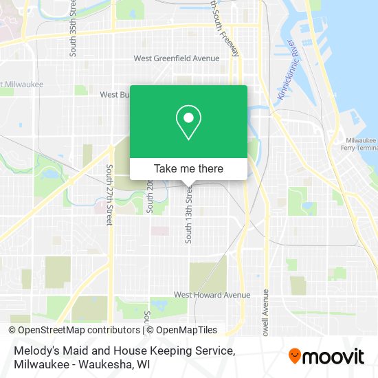 Mapa de Melody's Maid and House Keeping Service