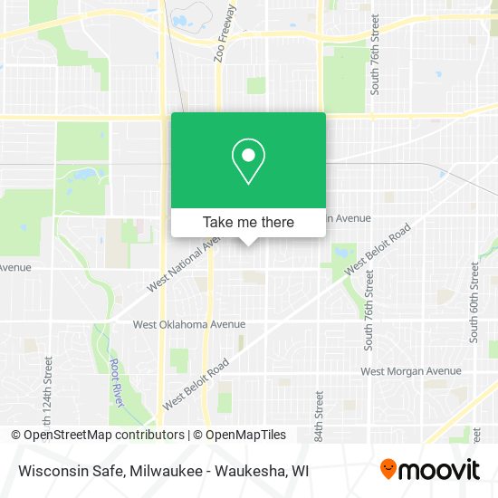 Mapa de Wisconsin Safe