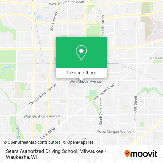 Mapa de Sears Authorized Driving School