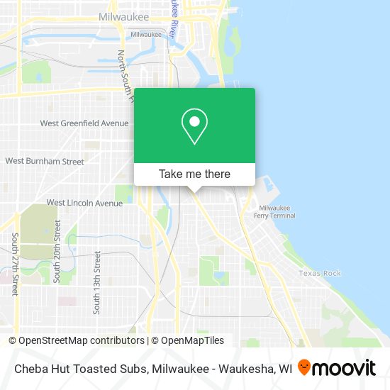 Cheba Hut Toasted Subs map