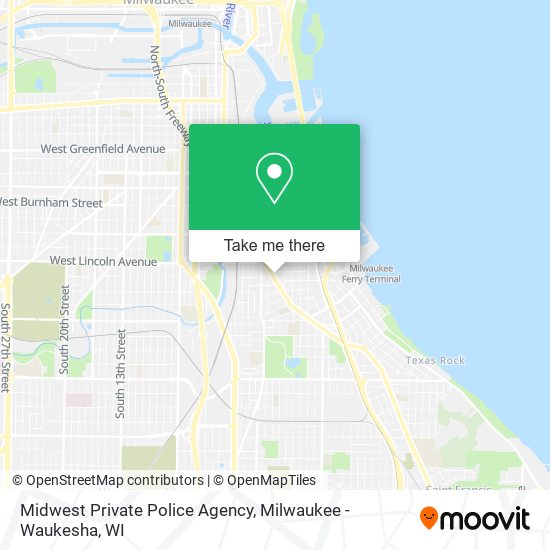 Mapa de Midwest Private Police Agency