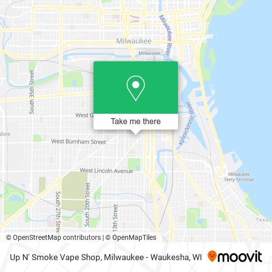 Up N' Smoke Vape Shop map