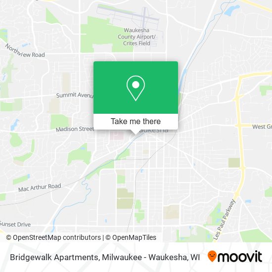 Bridgewalk Apartments map