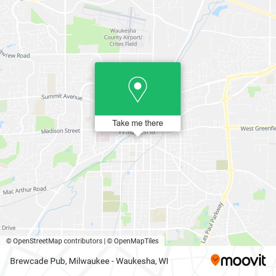 Brewcade Pub map