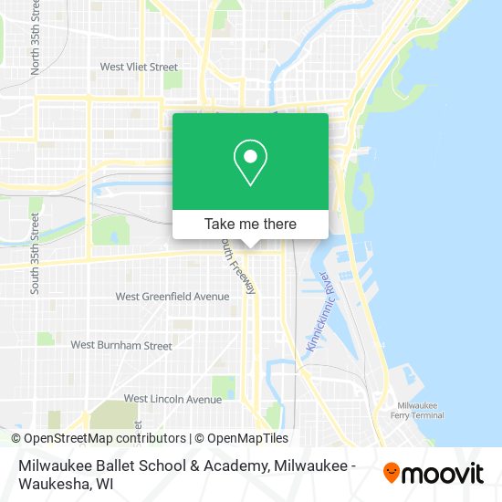 Mapa de Milwaukee Ballet School & Academy