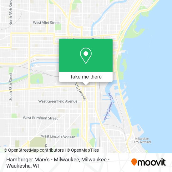 Mapa de Hamburger Mary's - Milwaukee