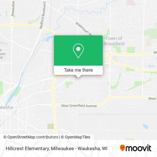 Mapa de Hillcrest Elementary