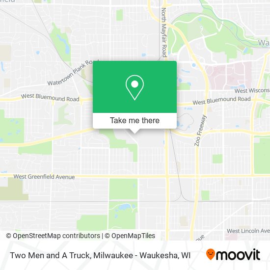 Two Men and A Truck map
