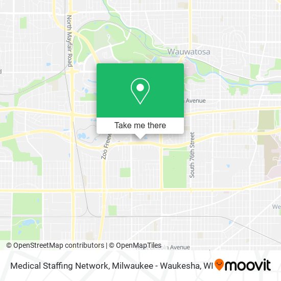 Mapa de Medical Staffing Network