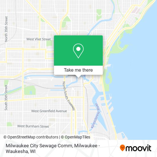 Milwaukee City Sewage Comm map