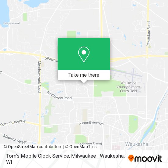 Tom's Mobile Clock Service map