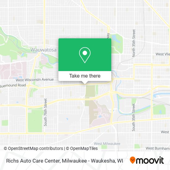 Mapa de Richs Auto Care Center