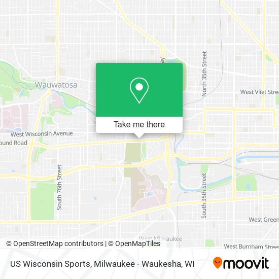 Mapa de US Wisconsin Sports