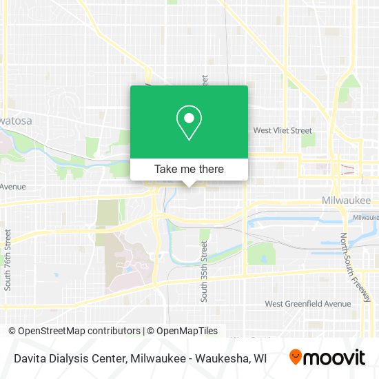 Davita Dialysis Center map