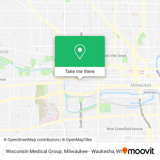 Mapa de Wisconsin Medical Group