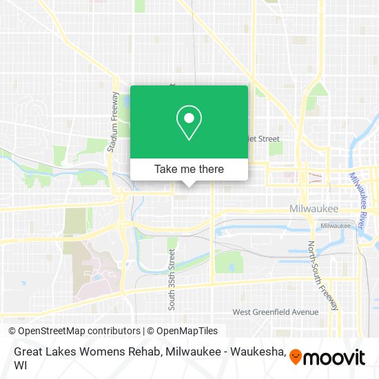 Mapa de Great Lakes Womens Rehab