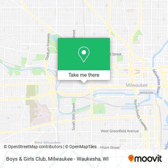 Mapa de Boys & Girls Club