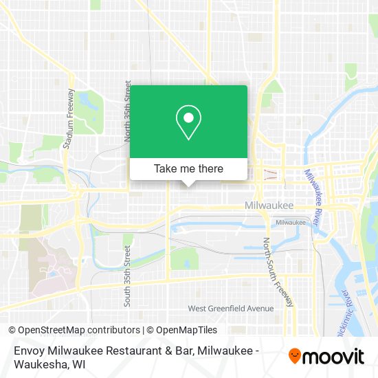 Envoy Milwaukee Restaurant & Bar map