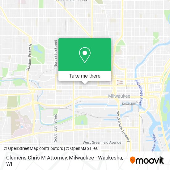 Mapa de Clemens Chris M Attorney