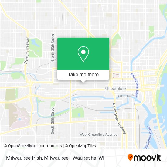 Mapa de Milwaukee Irish