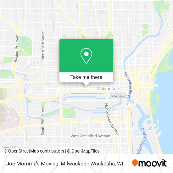 Joe Momma's Moving map