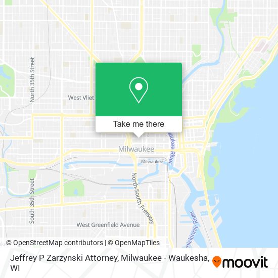 Mapa de Jeffrey P Zarzynski Attorney