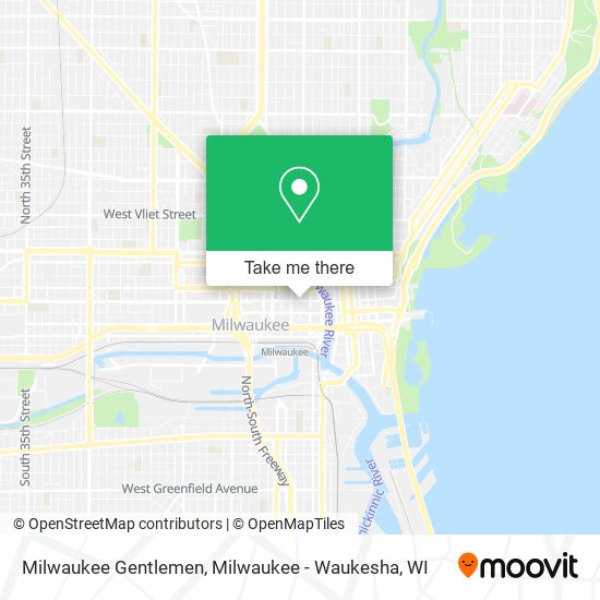 Mapa de Milwaukee Gentlemen