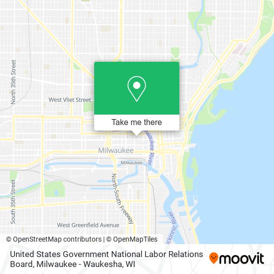 Mapa de United States Government National Labor Relations Board