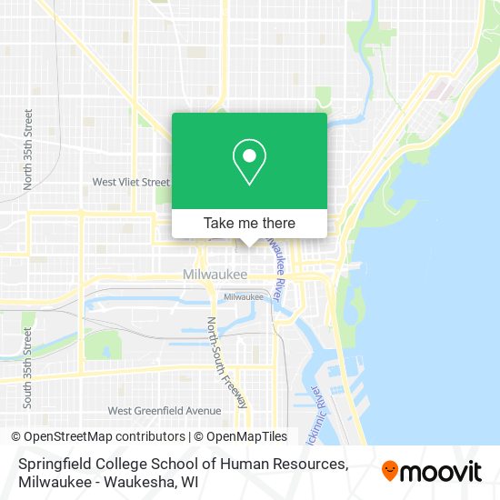 Springfield College School of Human Resources map