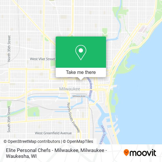 Mapa de Elite Personal Chefs - Milwaukee