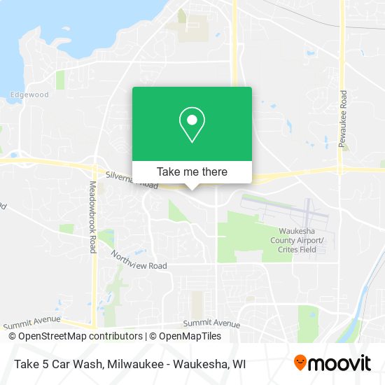 Take 5 Car Wash map