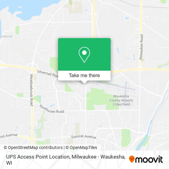 Mapa de UPS Access Point Location