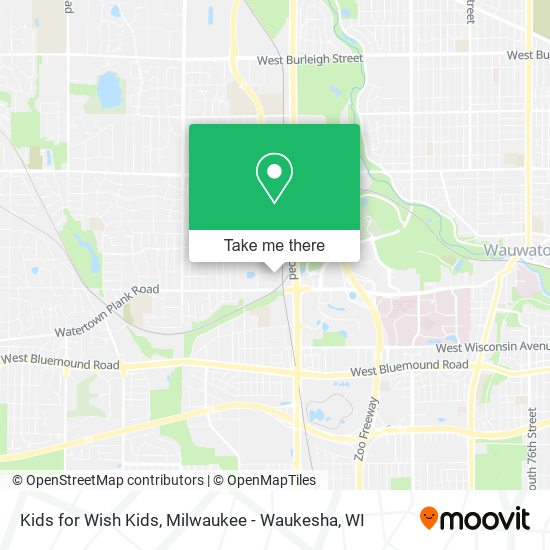 Kids for Wish Kids map