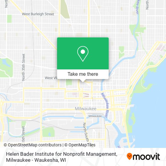Helen Bader Institute for Nonprofit Management map