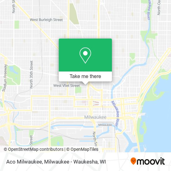 Aco Milwaukee map
