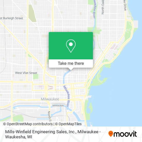 Mills-Winfield Engineering Sales, Inc. map