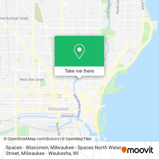 Mapa de Spaces - Wisconsin, Milwaukee - Spaces North Water Street