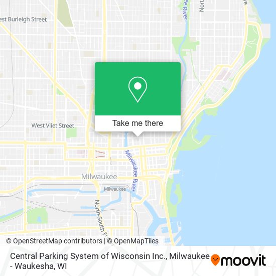 Mapa de Central Parking System of Wisconsin Inc.