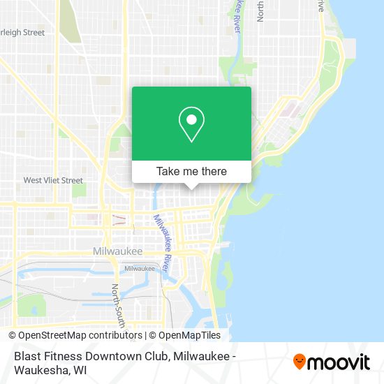 Blast Fitness Downtown Club map