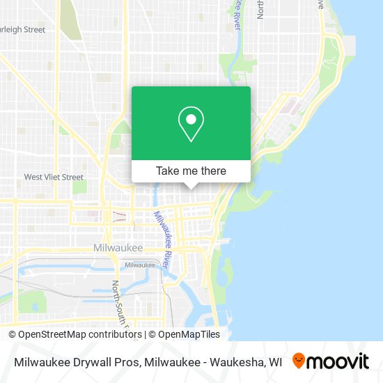 Mapa de Milwaukee Drywall Pros