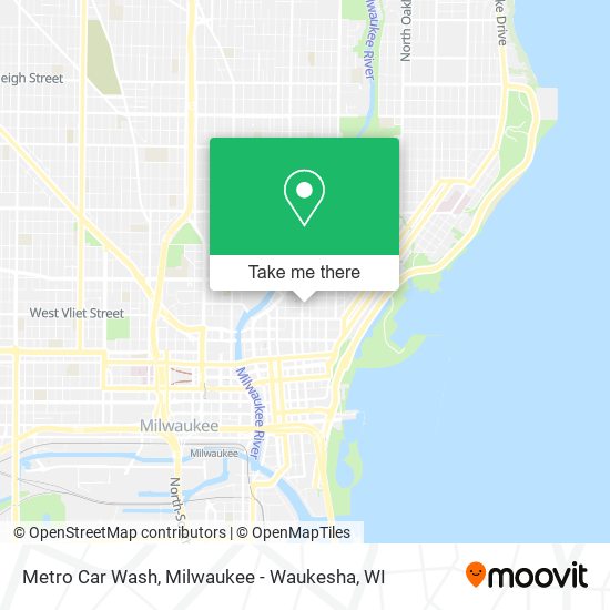 Metro Car Wash map