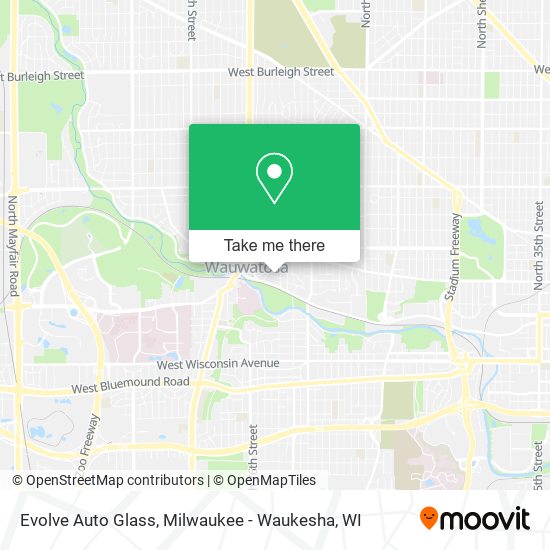 Evolve Auto Glass map