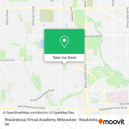 Mapa de Wauwatosa Virtual Academy