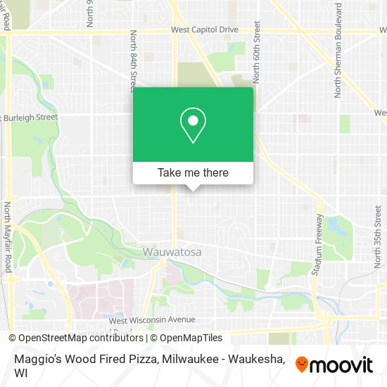 Maggio's Wood Fired Pizza map