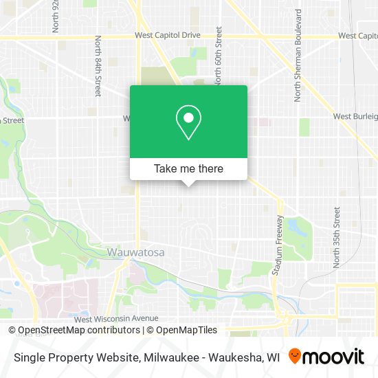 Mapa de Single Property Website