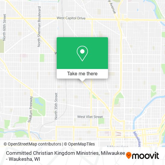 Committed Christian Kingdom Ministries map