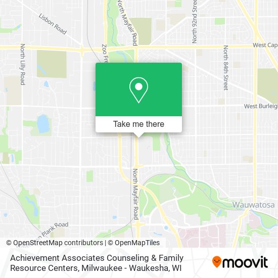 Mapa de Achievement Associates Counseling & Family Resource Centers