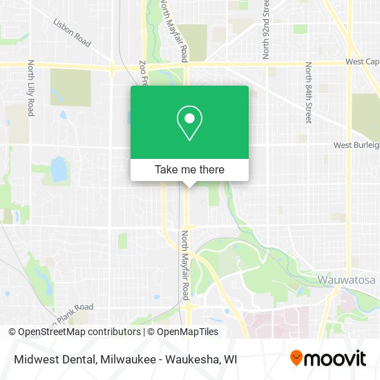 Mapa de Midwest Dental