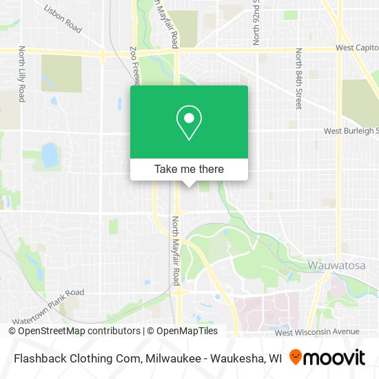 Mapa de Flashback Clothing Com
